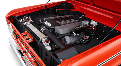 Classic Ford Bronco engine bay