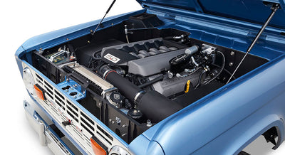 Classic Ford Bronco engine bay