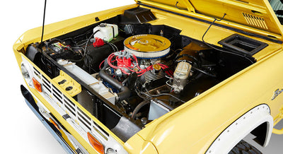 Classic Ford Bronco engine bay