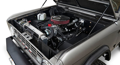 Classic Ford Bronco engine bay
