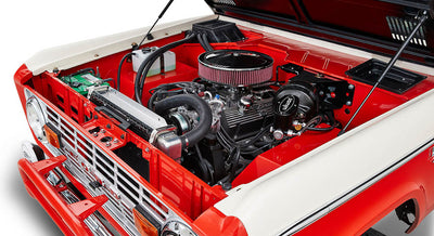 Classic Ford Bronco engine bay