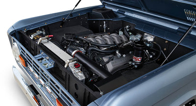 Classic Ford Bronco engine bay