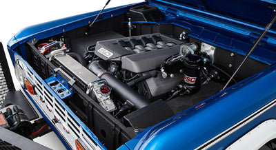 Classic Ford Bronco engine bay