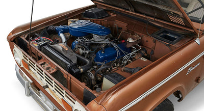 Classic Ford Bronco engine bay