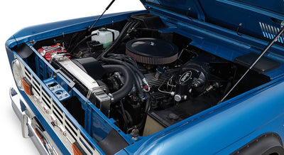 Classic Ford Bronco engine bay