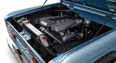 Classic Ford Bronco engine bay