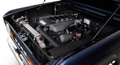 Classic Ford Bronco engine bay