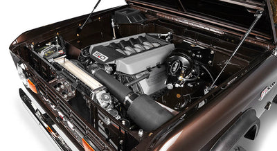 Classic Ford Bronco engine bay