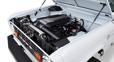 Classic Ford Bronco engine bay