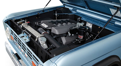 Classic Ford Bronco engine bay