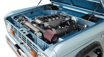 Classic Ford Bronco engine bay