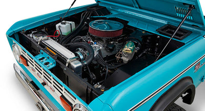 Classic Ford Bronco engine bay