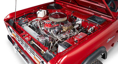 Classic Ford Bronco engine bay