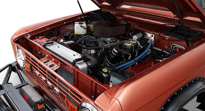 Classic Ford Bronco engine bay