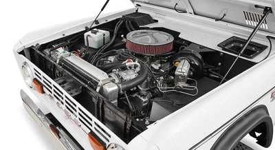 Classic Ford Bronco engine bay