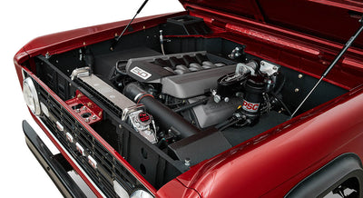Classic Ford Bronco engine bay