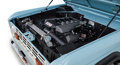 Classic Ford Bronco engine bay