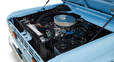 Classic Ford Bronco engine bay
