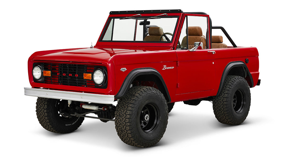 Classic Ford Bronco front driver-side view