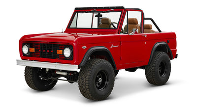 Classic Ford Bronco front driver-side view