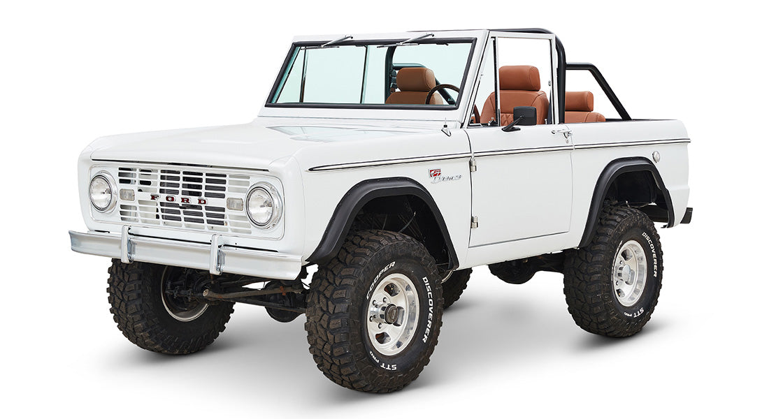 Classic Ford Bronco front driver-side view