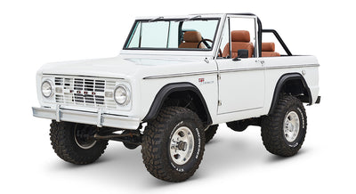 Classic Ford Bronco front driver-side view
