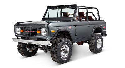 Classic Ford Bronco front driver-side view