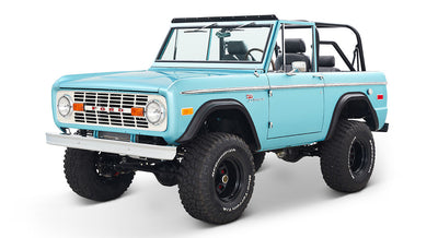 Classic Ford Bronco front driver-side view
