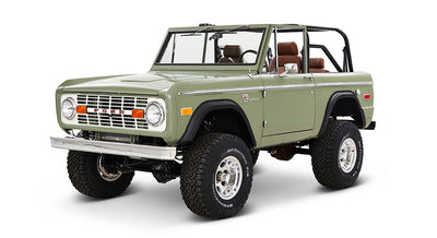 Classic Ford Bronco front driver-side view