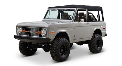 Classic Ford Bronco front driver-side view