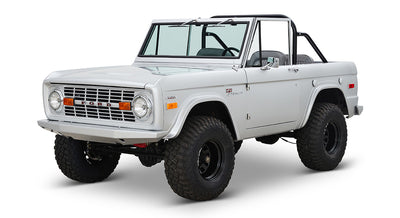 Classic Ford Bronco front driver-side view