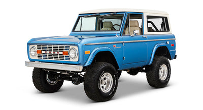 Classic Ford Bronco front driver-side view