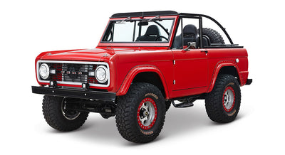 Classic Ford Bronco front driver-side view