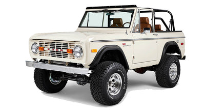 Classic Ford Bronco front driver-side view