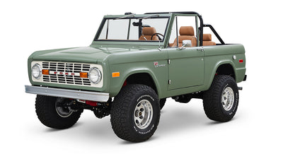 Classic Ford Bronco front driver-side view