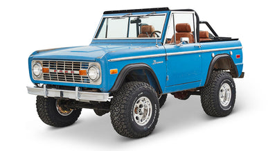 Classic Ford Bronco front driver-side view