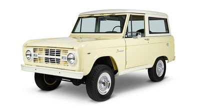 Classic Ford Bronco front driver-side view