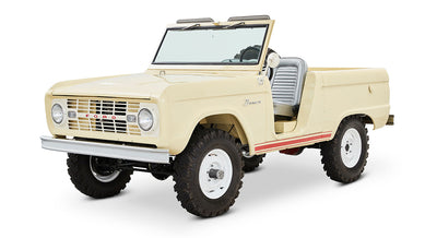 Classic Ford Bronco front driver-side view