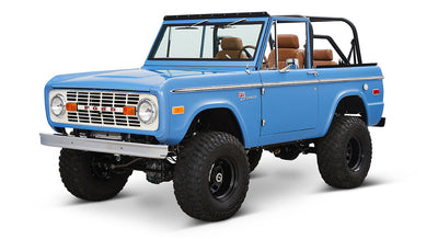 Classic Ford Bronco front driver-side view