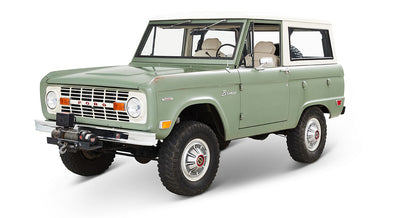 Classic Ford Bronco front driver-side view