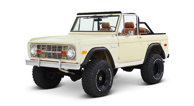 Classic Ford Bronco front driver-side view