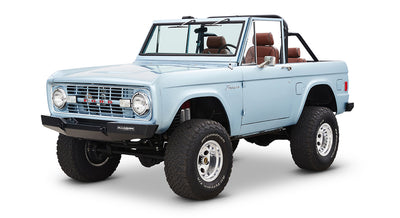 Classic Ford Bronco front driver-side view