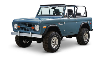 Classic Ford Bronco front driver-side view