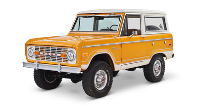 Classic Ford Bronco front driver-side view