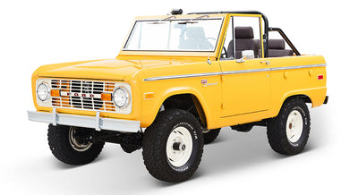 Classic Ford Bronco front driver-side view