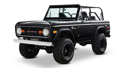 Classic Ford Bronco front driver-side view