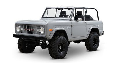 Classic Ford Bronco front driver-side view
