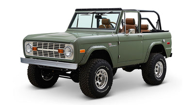 Classic Ford Bronco front driver-side view