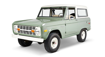 Classic Ford Bronco front driver-side view