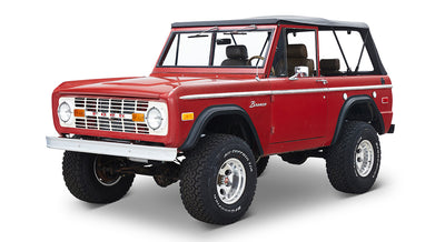 Classic Ford Bronco front driver-side view